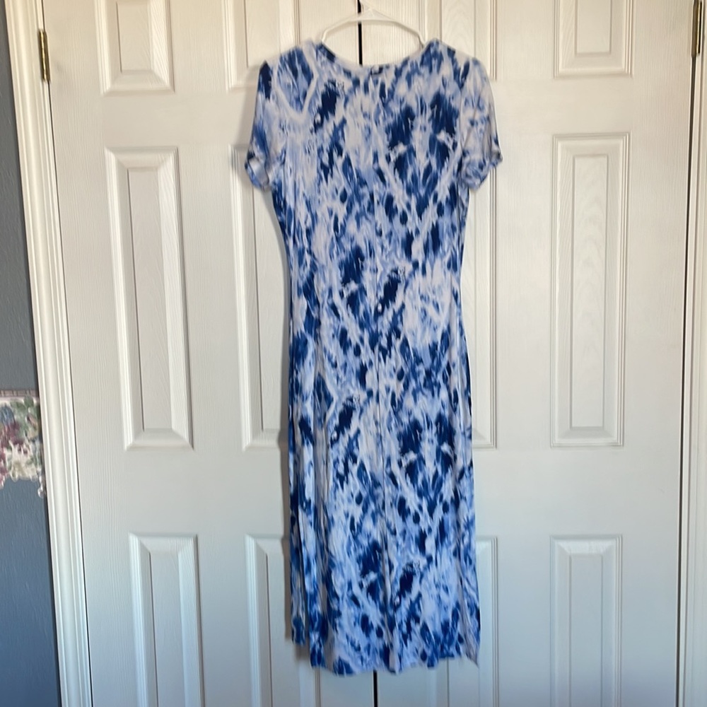 Lulus Blue Tye Dye Dress - Picture 3 of 5